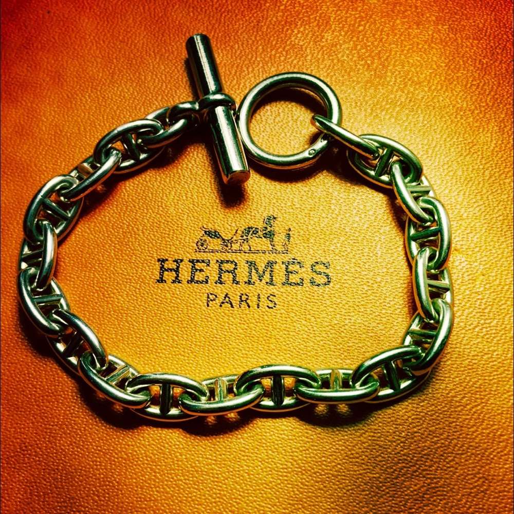 Hermès Chaine d’ Ancre Sterling Silver bracelet